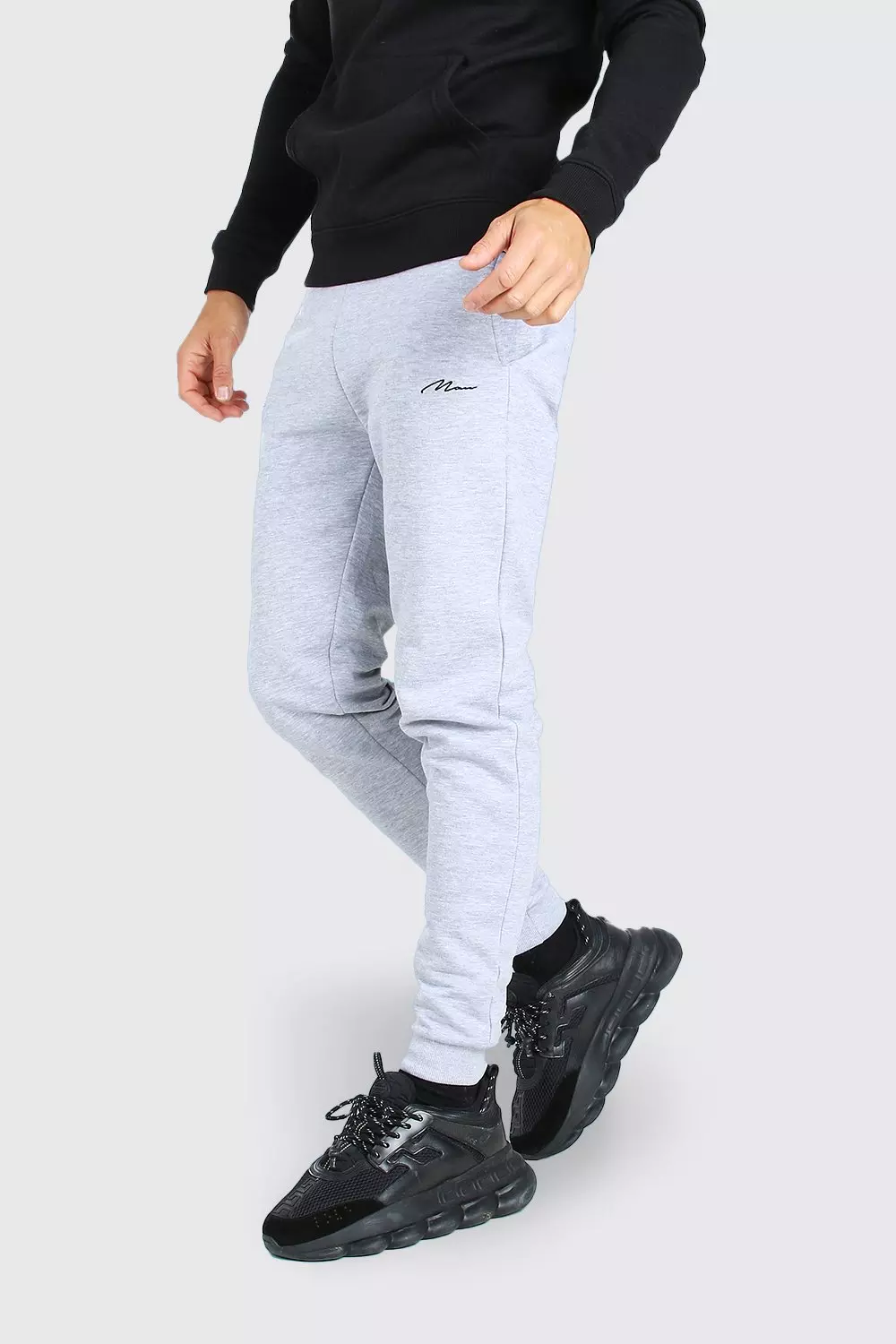 Grey nike skinny discount joggers